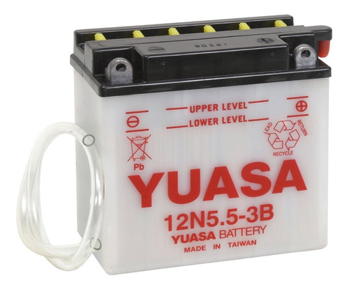 Bateria Yuasa Yamaha Ybr 125 Brasil 12n5,5-3b - Sti