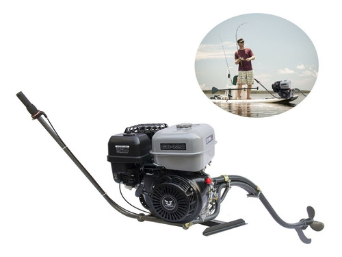 Motor Barco Pesca Gasolina Propela Hélice 420cc 15hp Borda 