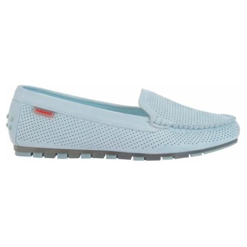 Zapato Mocasín De Dama Confort Shosh Flex 1121 Color Azul