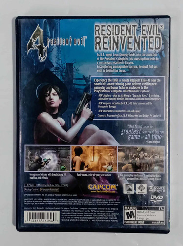 Resident Evil 4 Reinvented Ps2 Año 2005 B Retromx (Usado)