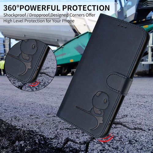 Funda Tipo Cartera Con Temática De Panda Para Cubot Note 40/p50/a10/a20/a30/max 5, Cierre Magnético, 3 Ranuras Para Tarjetas, A Prueba De Golpes