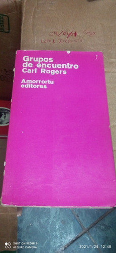 Libro Grupos De Encuentro. Carl Rogers