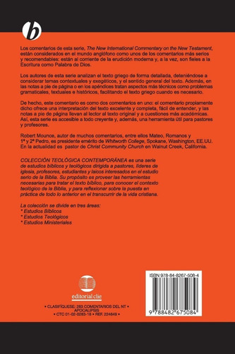 Comentario Al Libro Del Apocalipsis - Robert H. Mounce