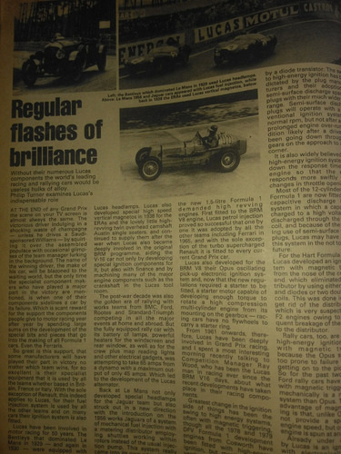 Revista Motor (inglesa) Janeiro 1980 - Porsche 924 Turbo