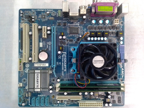 Placa Am3 M68m Gigabyte +procesado Athlon Ii 3.0ghz +4gb Ram