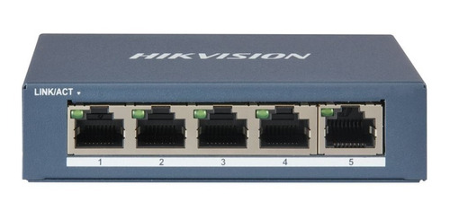 Switch Gigabit Hikvision 5puertos 10/100/1000 Pro Ds-3e050-e