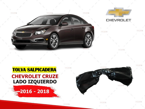 Tolva Lodera De Salp Chevrolet Cruze 2016-2018 Izquierdo