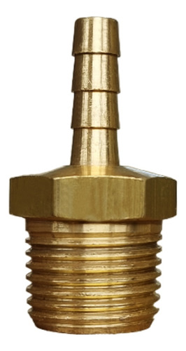 Espigão Fixo Npt 1/2 X 1/4 Latao Rosca Macho Garden