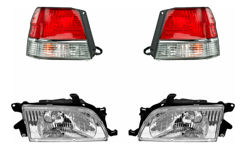 Set Calaveras + Faros Depo Toyota Tercel 1998-1999