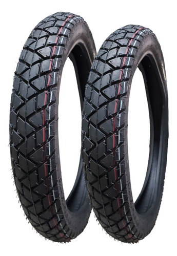 Llanta 90/90-19 + 110/90-17 Power Tire Tt 6pr Dm150 Nxr150