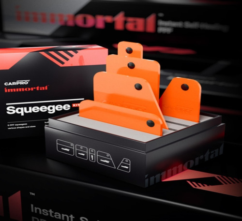 Carpro Squeegee Kit De 5 Plecas Para Ppf