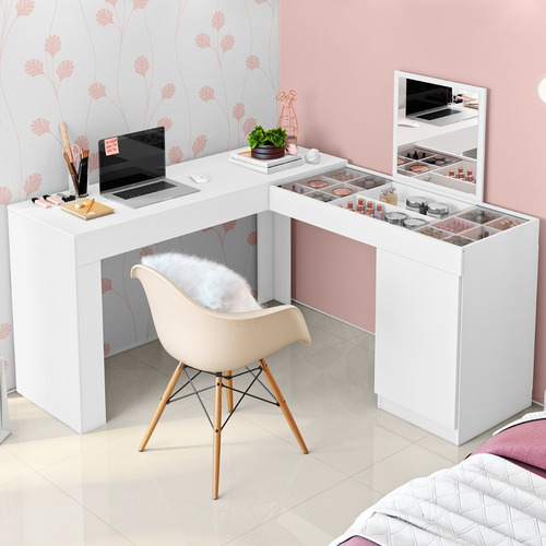 Escritorio Tocador Star Blanco Multimuebles