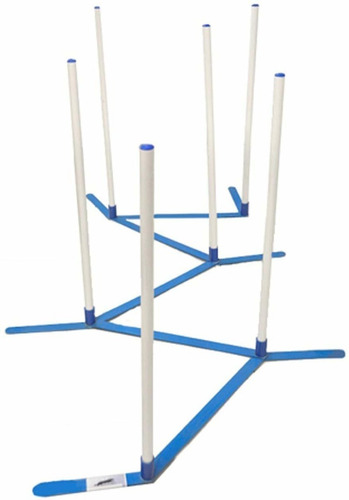 Cool Runners Agility Weave Juego De 6 Postes Ajustables Co