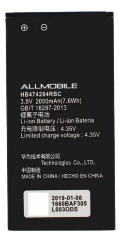 Pila Bateria Hb474284rbc Para Huawei G601 G620 Y523 Y623 E/g