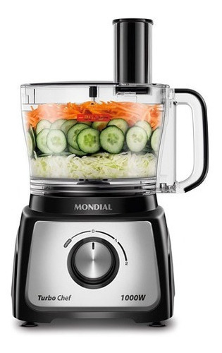 Multiprocessador Mondial Mpn-01-bf Preto 1000w 220v Preto