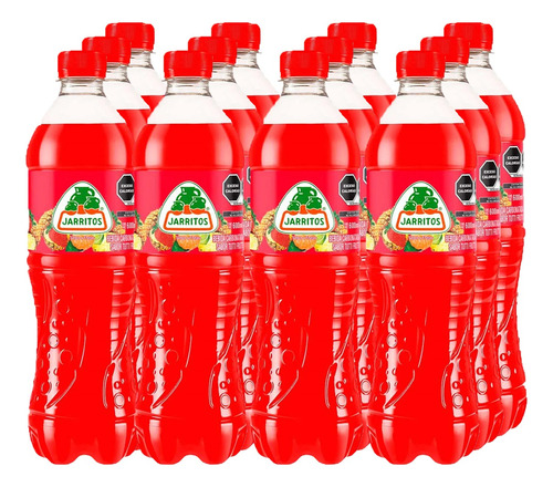 Refresco Jarritos Tutti Frutti Botella 600ml 12 Piezas