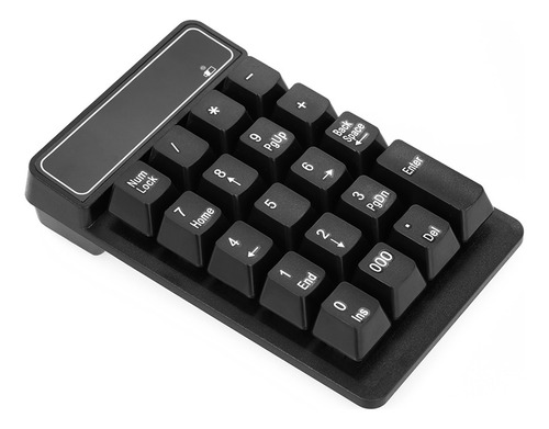 Teclado Mecánico Inalámbrico De 2,4 Ghz Teclado Numérico Fee