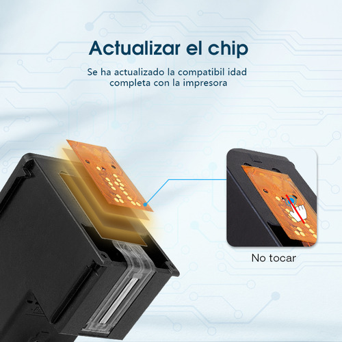 Cartucho De Tinta 122xl Compatible Con Reemplazo Para Hp 122 Negro Y Color 18 Ml 2 Unidades