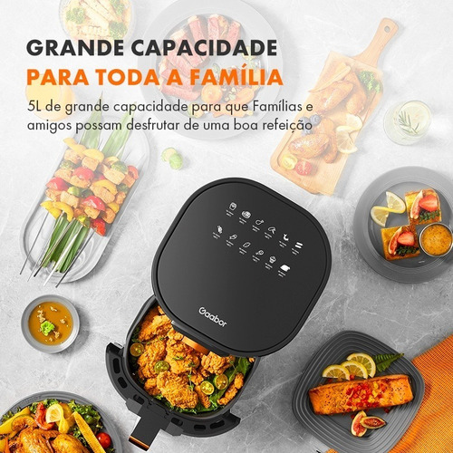 Fritadeira Elétrica Gaabor 4l Sem Óleo Air Fry 1400w 110v