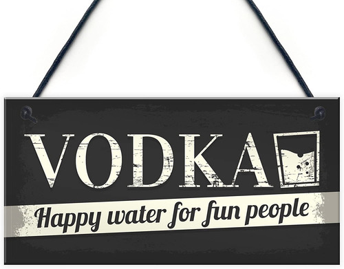Xld Store Vodka - Placa Colgante Divertida De La Amistad, Co