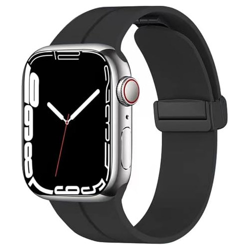 Malla Para Apple Watch All Series 38/40/41 Hasta23cm Negro