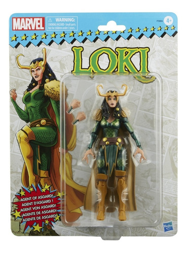 Figura De Loki Marvel Legends Serie Retro 