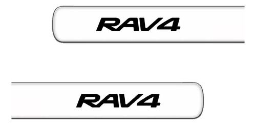 Kit Friso Adesivo Lateral Resinado Toyota Rav4 Transparente