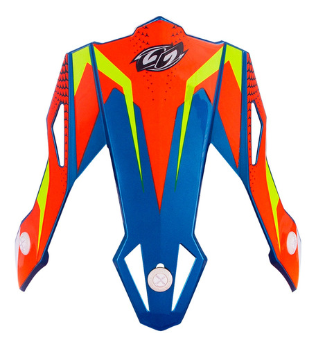 Pala Aba + Parafuso Capacete Fast 788 Fantasy Pro Tork Cross