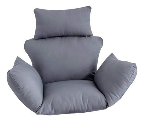 Cojín Para Silla Egg, Cojín Para Asiento, Fácil Gris