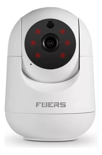 Câmera Wi-fi Fuers 3mp Tuya Smart Com Rastream. Automatico Cor Branco