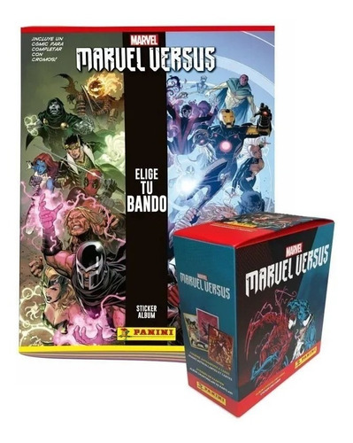 Marvel Versus Panini Un Paquetón De 50 Sobres Cajita Sellada