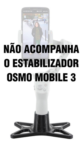 Imagem 2 de 10 de Base / Suporte Novo Dji Osmo Mobile 3 - Rosca Para Tripé