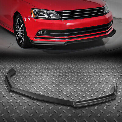 [3pcs]for 15-18 Vw Jetta Stp-style Matte Black Front Bum Ddw