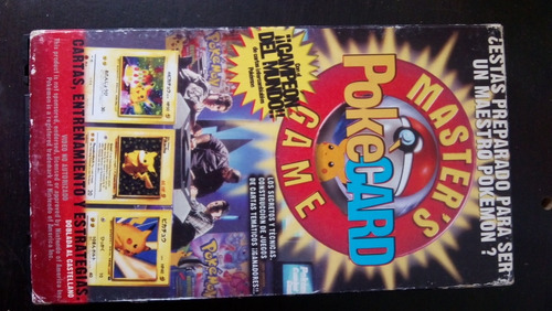 Pokemon Vhs Poke Card Master's Game - Martínez (Usado)