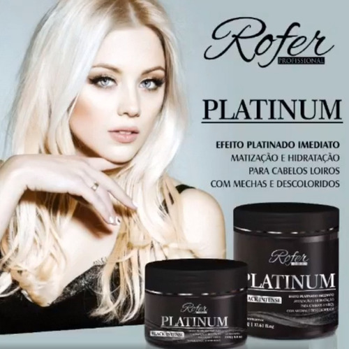 Imagem 4 de 7 de Máscara Matizadora Black Intense Rofer Profissional 250gr