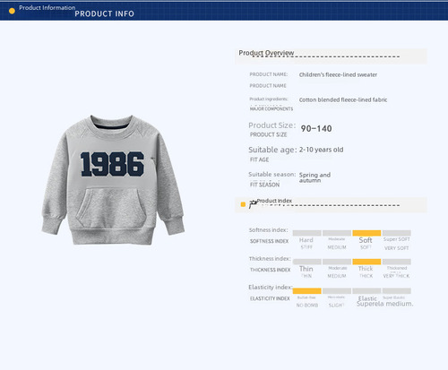 Sudadera De Manga Larga De Algodón Con Forro Polar Para 27 Niños