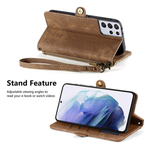 Funda De Piel Tipo Cartera Para Honor X8c X8b X8a