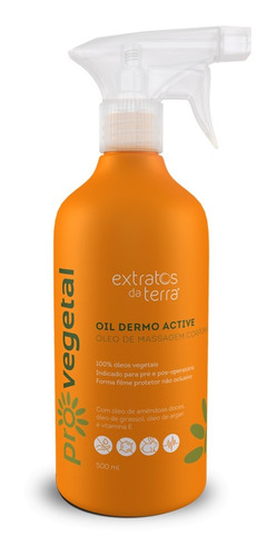Pro Vegetal Oil Dermo Active Óleo De Massagem 500 Ml