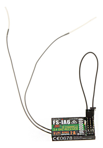 Receptor Fs-ia6 Control, 2 Unidades, I4 6 Remote Flysky