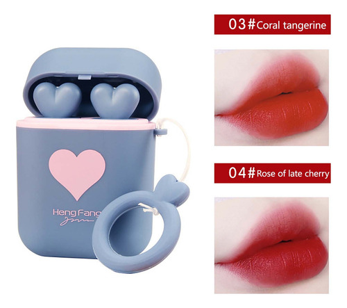 Lápiz Labial B Double Tube Matte Velvet Matte Fair Price Oo