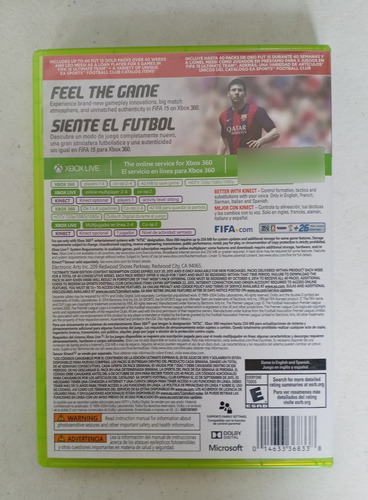 Fifa 15 Xbox 360 Formato Físico Original (Usado)