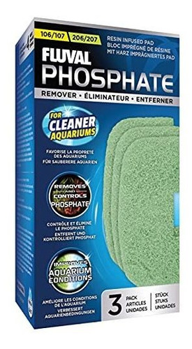 Fluval 107/207 Phosphate Remover Pad, Replacement Aquarium C