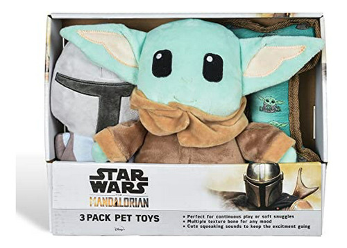 Set Regalo Star Wars Para Mascotas Con Juguetes De Peluche M