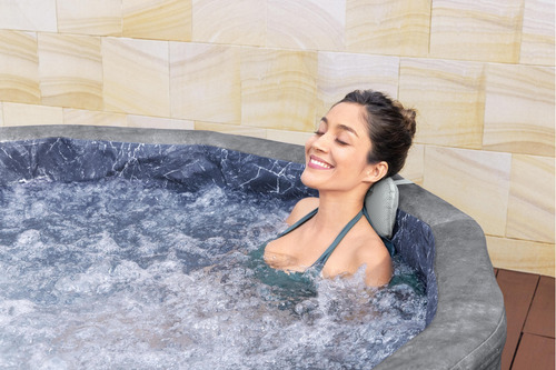 Saluspa Carrara Thermacore Ultra Bestway 6002h Color Gris Oscuro