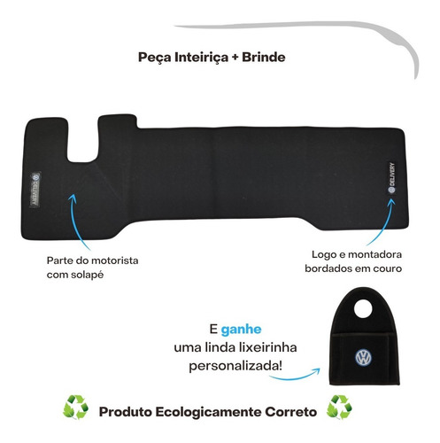 Imagem 2 de 6 de Tapetes Delivery Antiderrapante Borracha Caminhão Volks