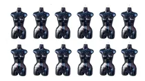 Comprar 12 Maniquies Torso Hueco Plastico Negro Exhibidores