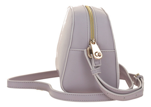 Crossbody /m Barbie Gorett Br22035-v Gaga Acabado de los herrajes Oro Color Lavanda Color de la correa de hombro Lavanda Diseño de la tela Liso