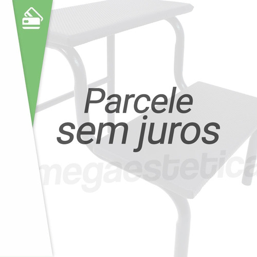 Imagem 5 de 5 de Escada Escadinha Metal Para Maca 2 Degraus C/ Antiderrapante