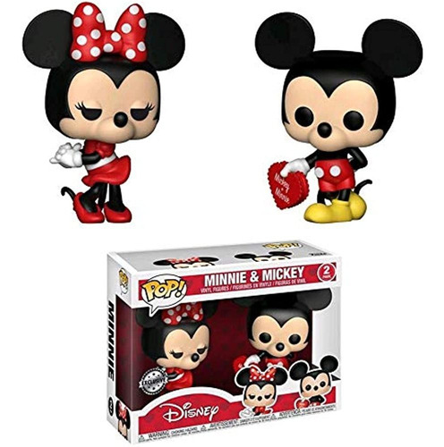 ¡mickey Mouse Y Minnie Mouse Pop! Vinyl 2-pack -toys Rus Exc