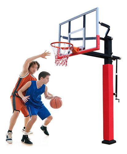 Canasta De Baloncesto Con Aro Fijo Para Exteriores Tablero R